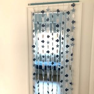Decor Door window hanging string fish & star